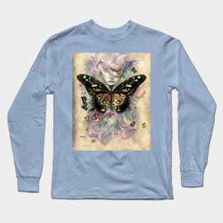 Butterfly Girl Long Sleeve T-Shirt